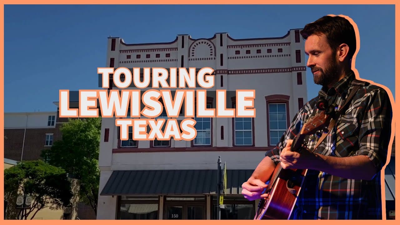 City of Lewisville, Texas Tour: Exploring old town, restaurants and live music (Dallas Fort Worth)