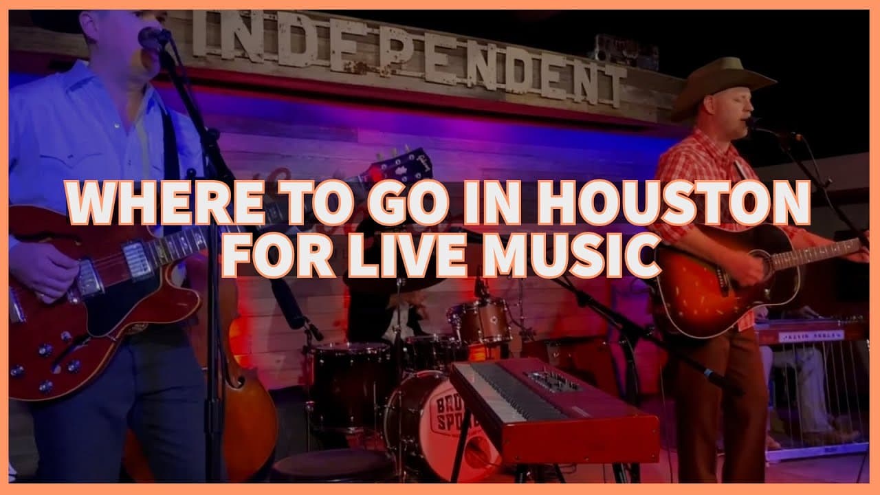 Where to go in Houston for live music