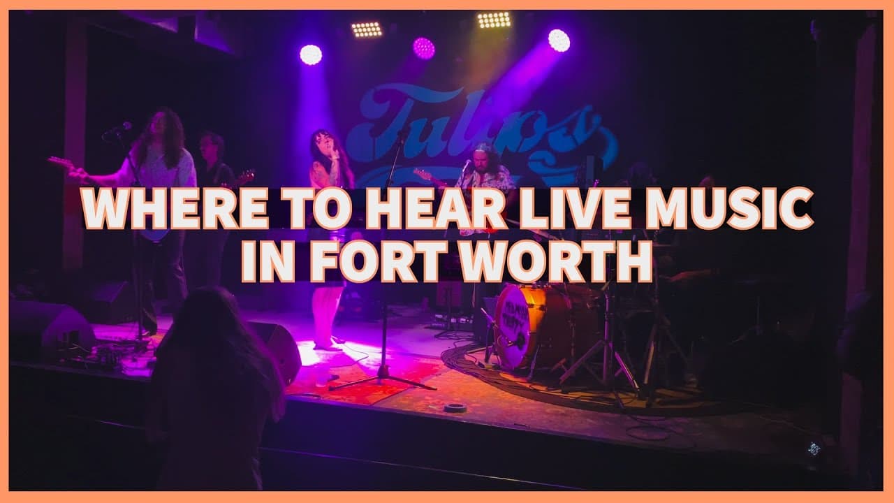 Where to hear live music in Fort Worth, Texas