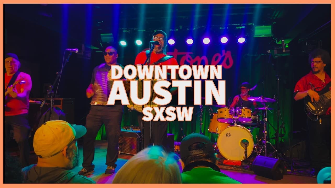 Austin downtown during SXSW