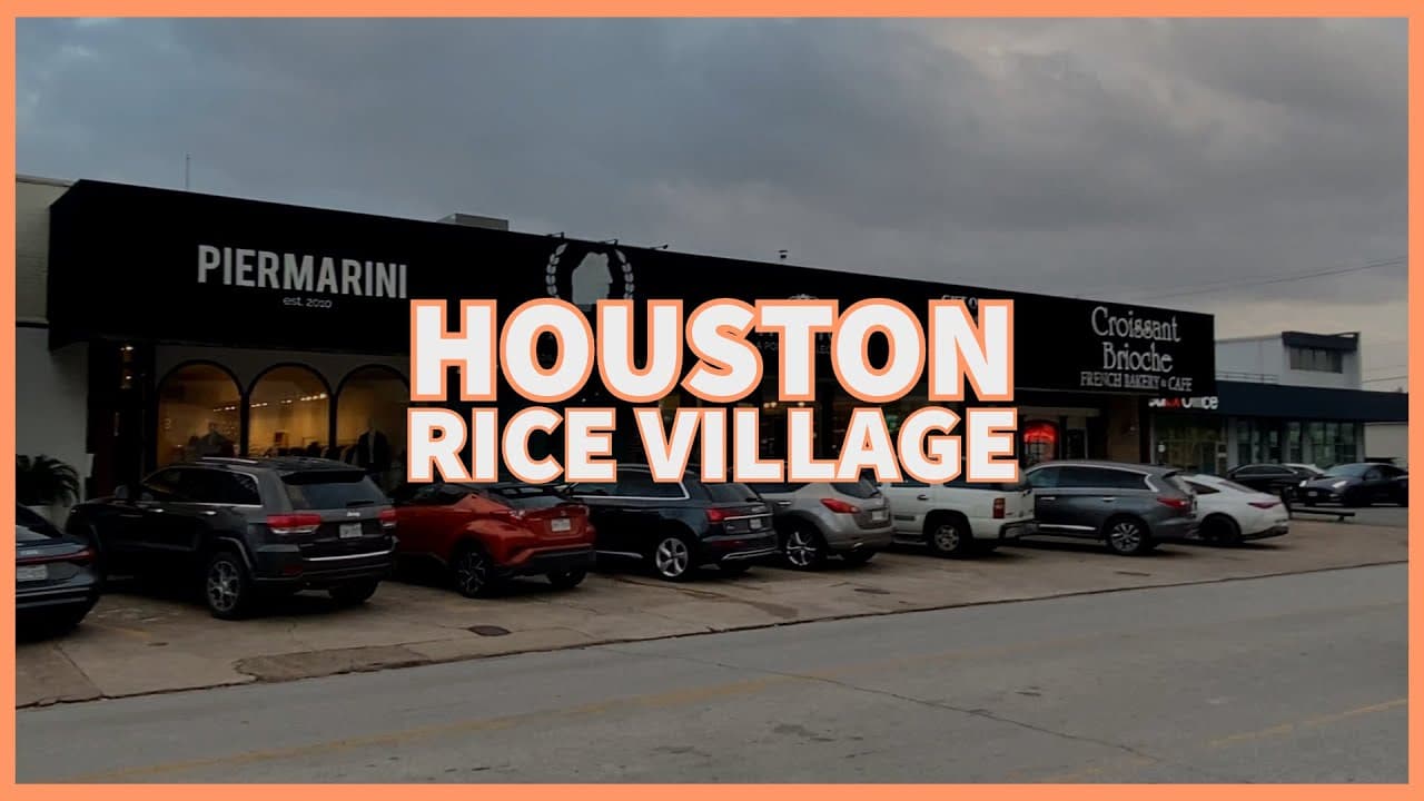 Rice Village, Houston: A walking tour of the neighborhood (vlog)