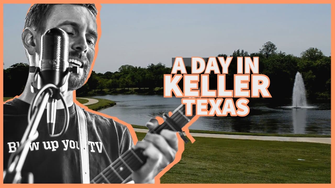 Keller, Texas Travel Vlog – Old Town, Wine, Car Show & My Gig at Blue Line Winery